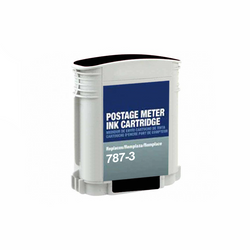 787-3 - Cartouche encre noire format standard pour machine a affranchir Serie PITNEY BOWES SendPro P / Connect+